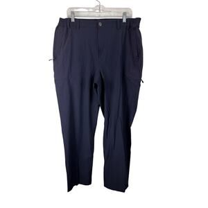 Mier Women's Cargo Ripstop Hiking Pants Navy Blue Size 16 Nylon Stretch